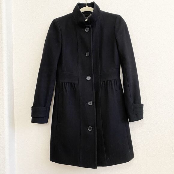 Elegant Black Women's Coat - Picture 5 of 13